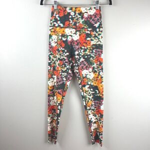 NWT Aerie Black/Orange Offline Floral 7/8 Legging Medium